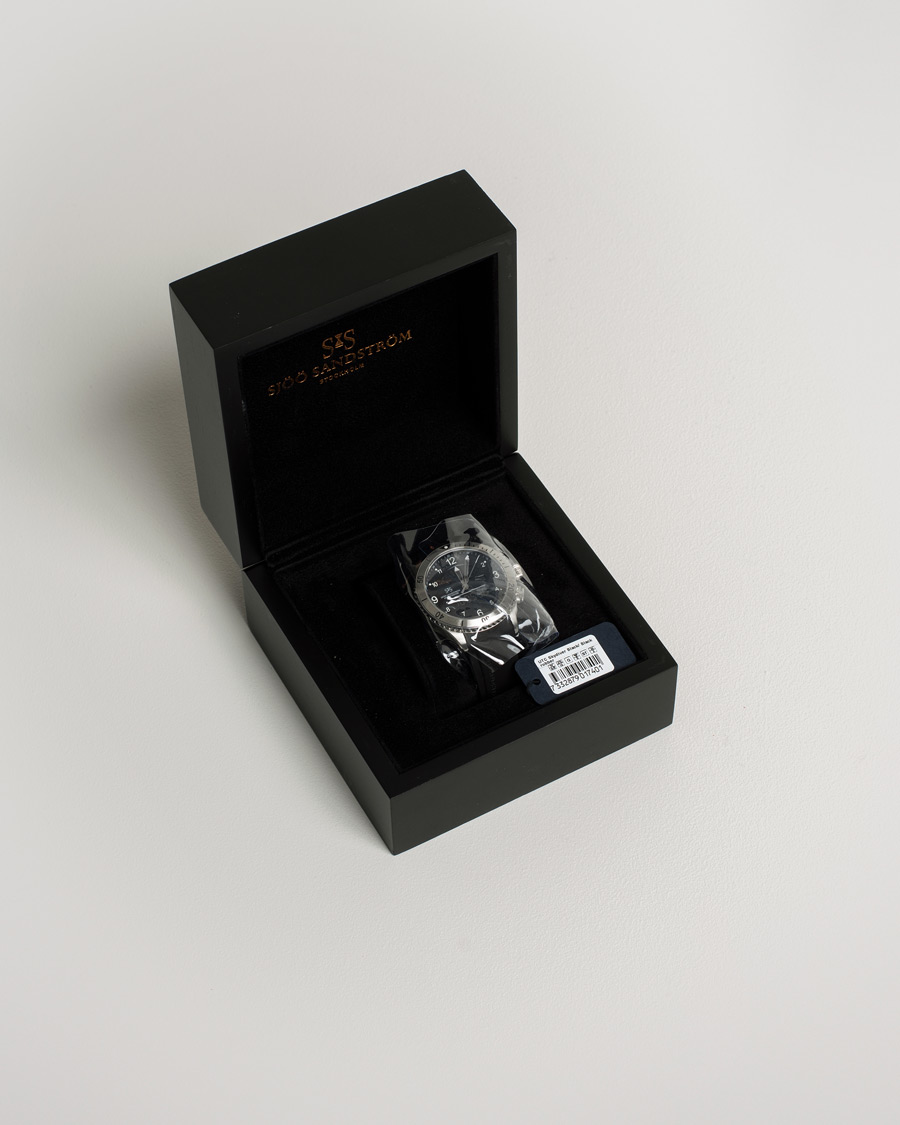 Herren | Sjöö Sandström Pre-Owned UTC Skydiver 017401 Steel Black | Sjöö Sandström Pre-Owned | UTC Skydiver 017401 Steel Black