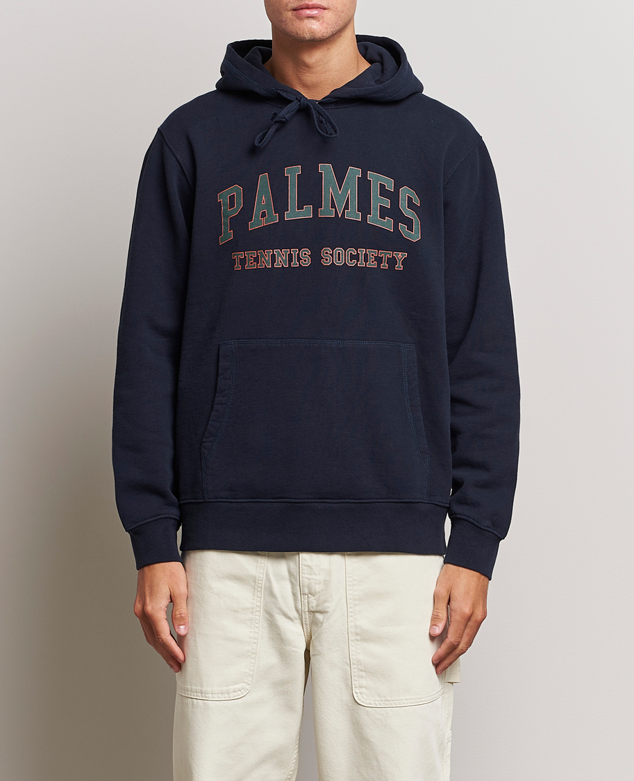 Herren | Pullover | Palmes | Mats Hooded Sweatshirt Navy