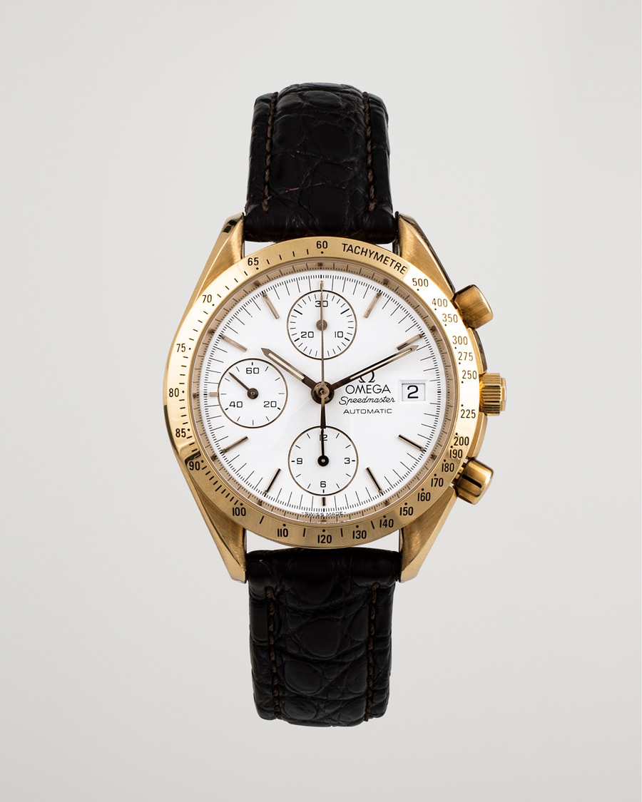 Herren | Omega Pre-Owned Speedmaster Date 18K 3611.20.29 Steel White | Omega Pre-Owned | Speedmaster Date 18K 3611.20.29 Steel White