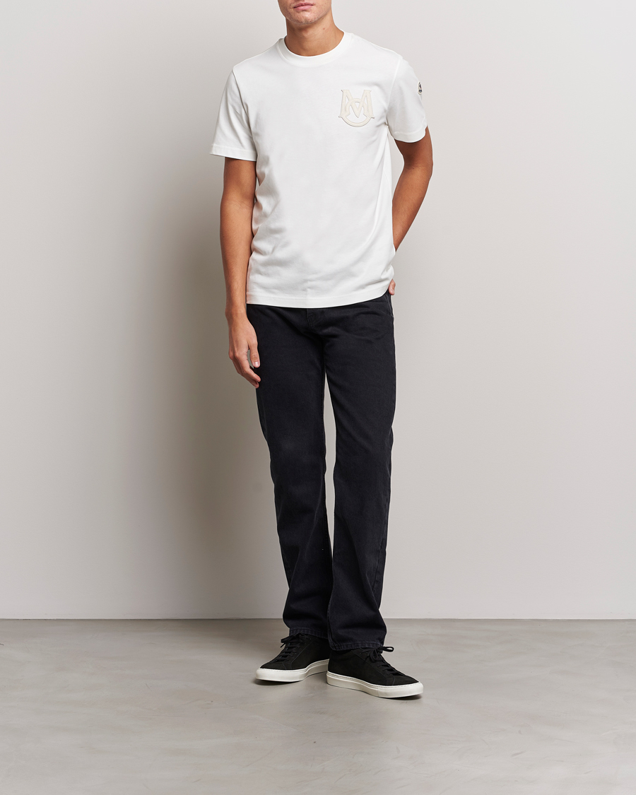 Herren | T-Shirts | Moncler | Embossed Logo T-shirt White