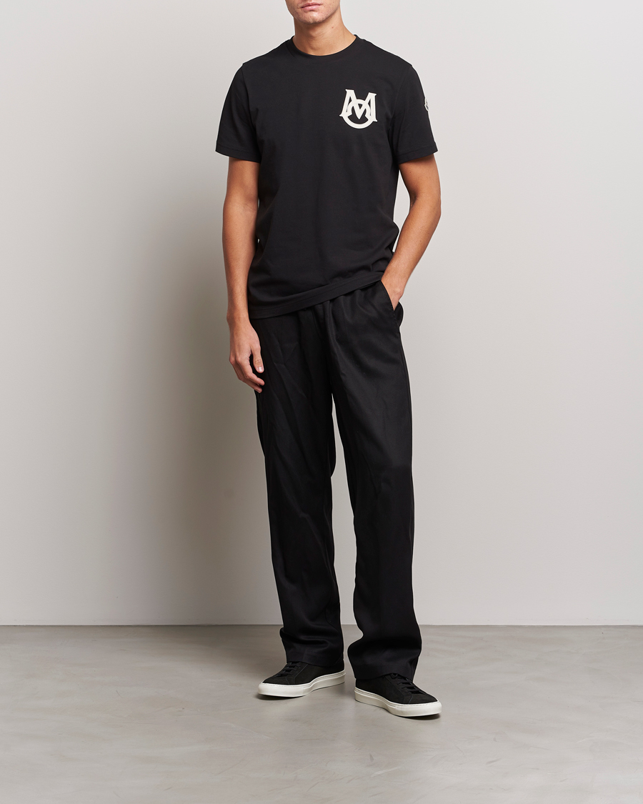 Herren | T-Shirts | Moncler | Embossed Logo T-shirt Black