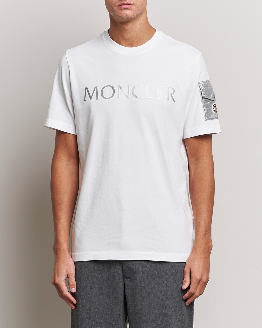 Herren | T-Shirts | Moncler | Sleeve Pocket T-shirt White