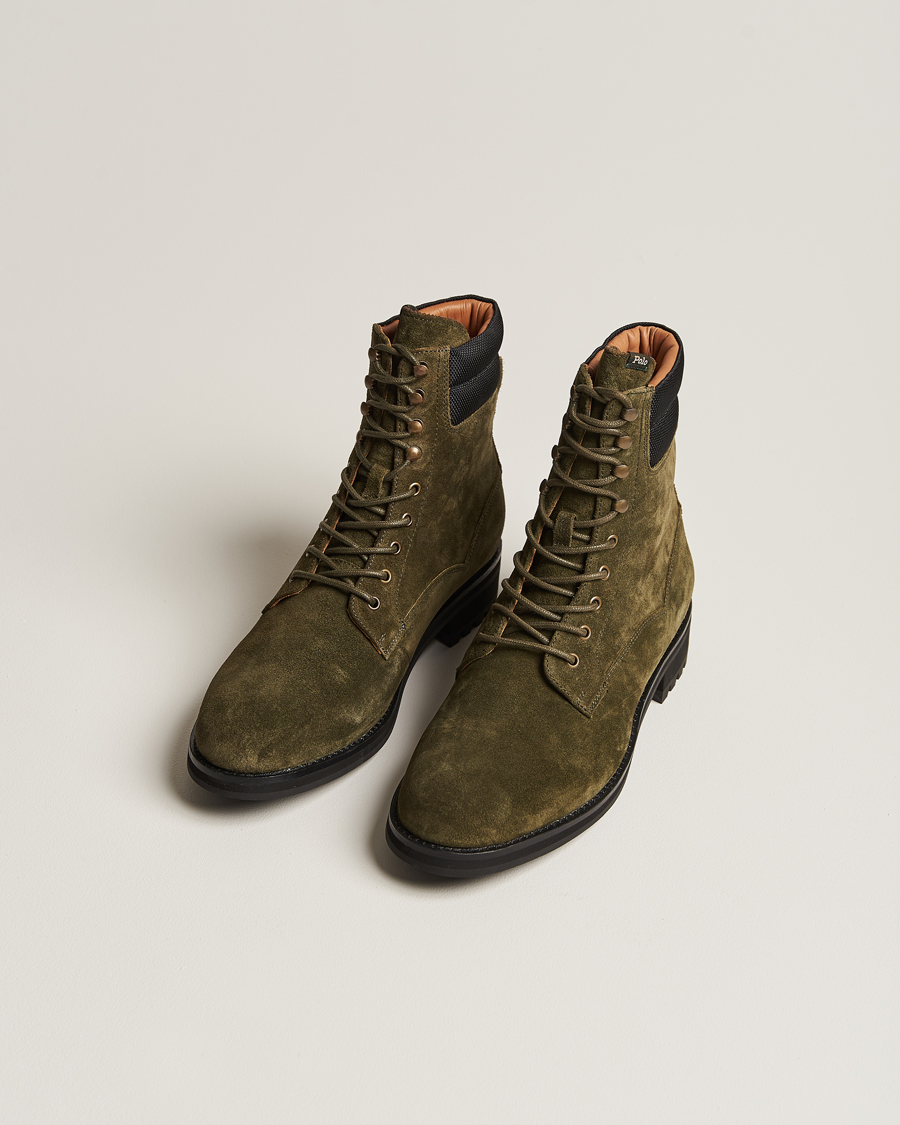 Herren | Polo Ralph Lauren Bryson Suede Boot Olive | Polo Ralph Lauren | Bryson Suede Boot Olive