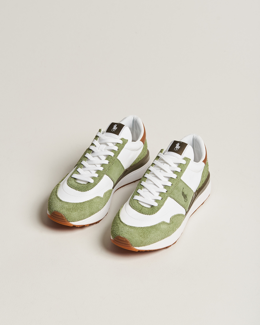 Herren | Sale | Polo Ralph Lauren | Train 89 Running Sneaker White/Olive