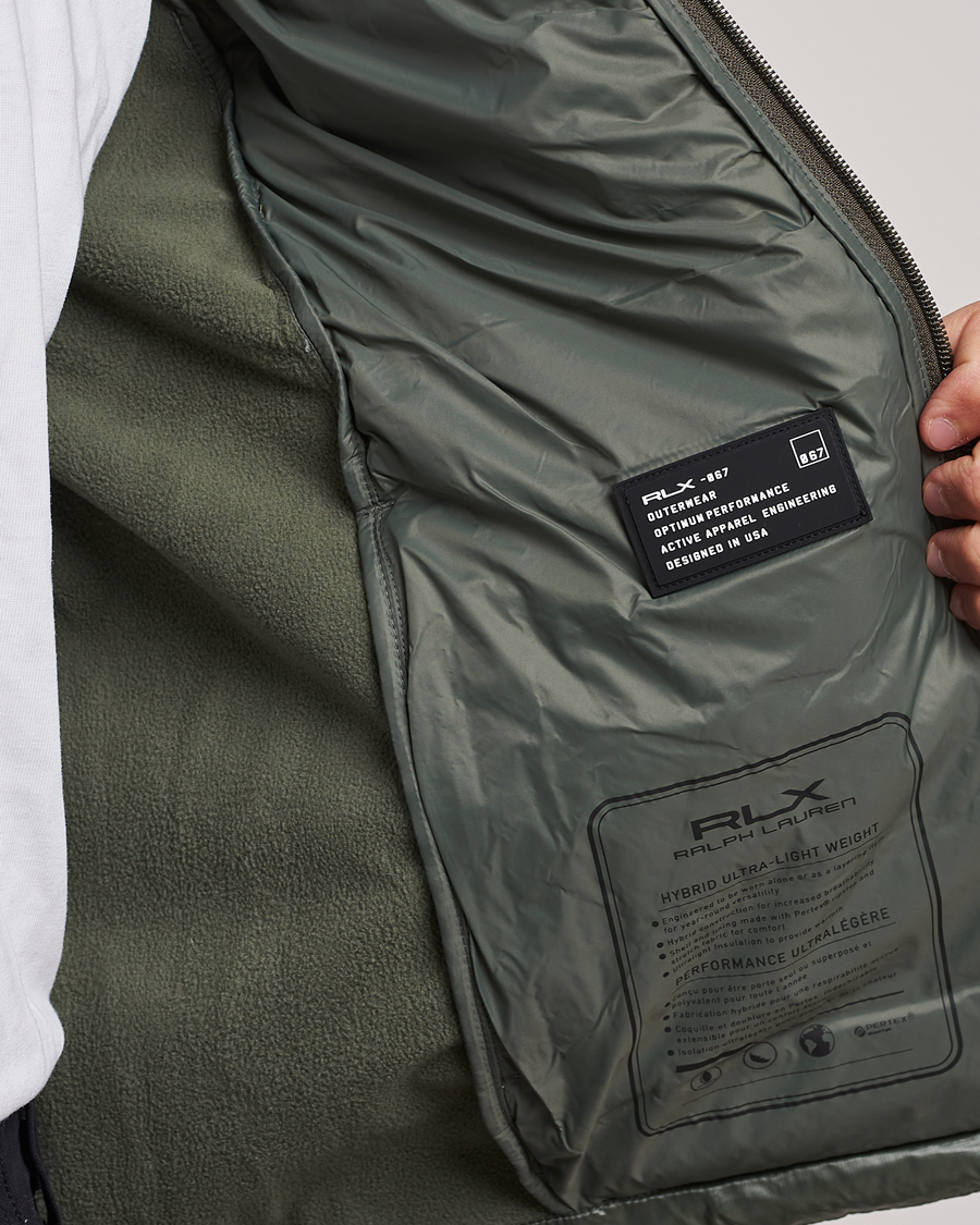 Herren | Jacken | RLX Ralph Lauren | Hooded Down Jacket Fossil Green