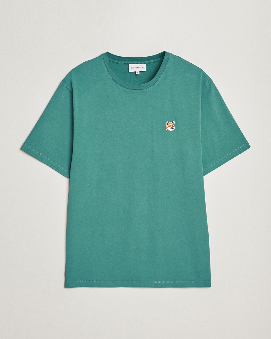 Herren | T-Shirts | Maison Kitsuné | Fox Head T-Shirt Teal Green