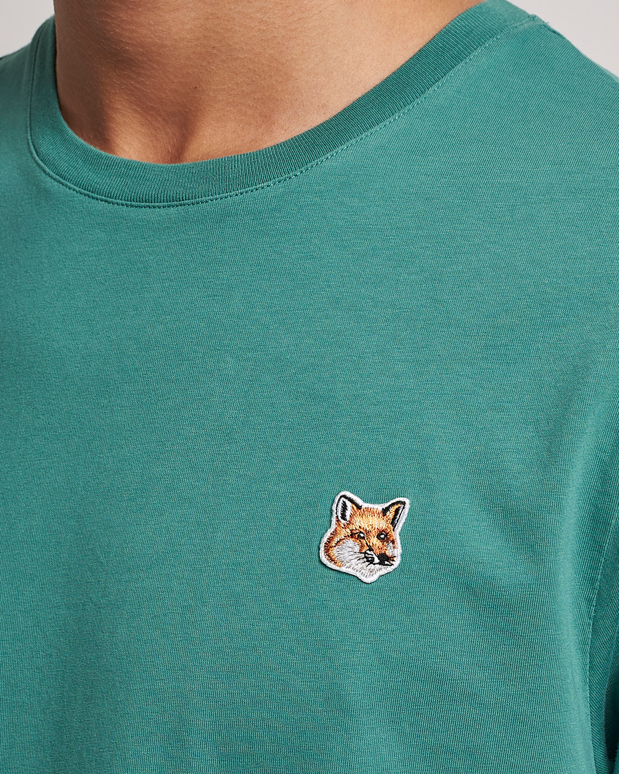 Herren | T-Shirts | Maison Kitsuné | Fox Head T-Shirt Teal Green