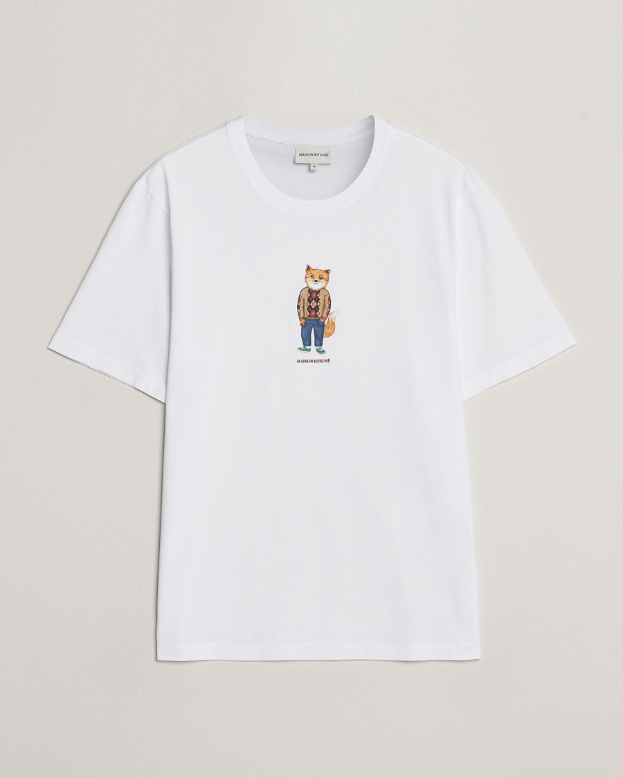 Herren | T-Shirts | Maison Kitsuné | Dressed Fox T-Shirt White