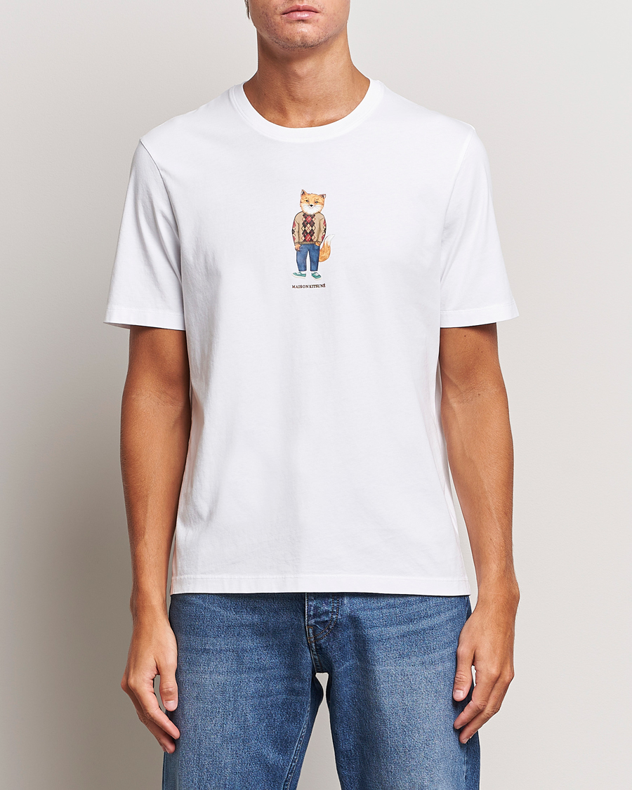 Herren | T-Shirts | Maison Kitsuné | Dressed Fox T-Shirt White