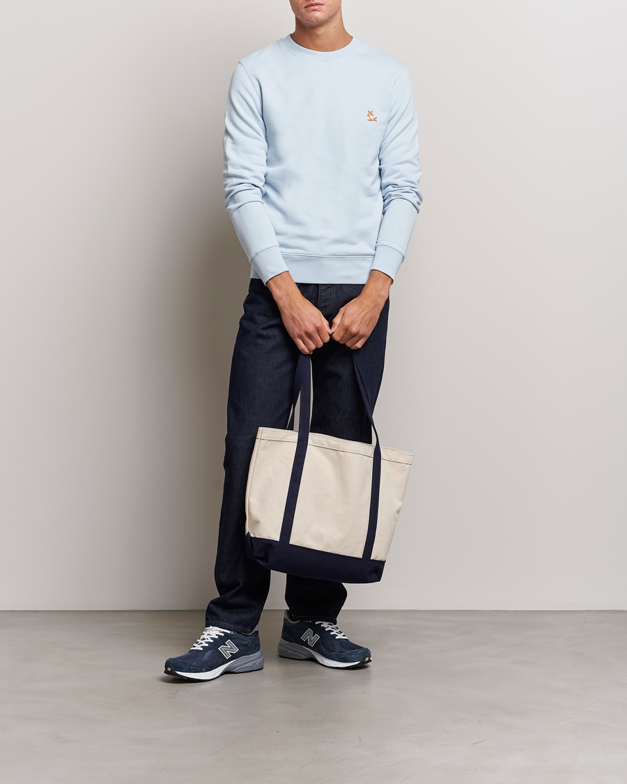 Herren | Pullover | Maison Kitsuné | Chillax Crew Neck Sweatshirt Sky Blue
