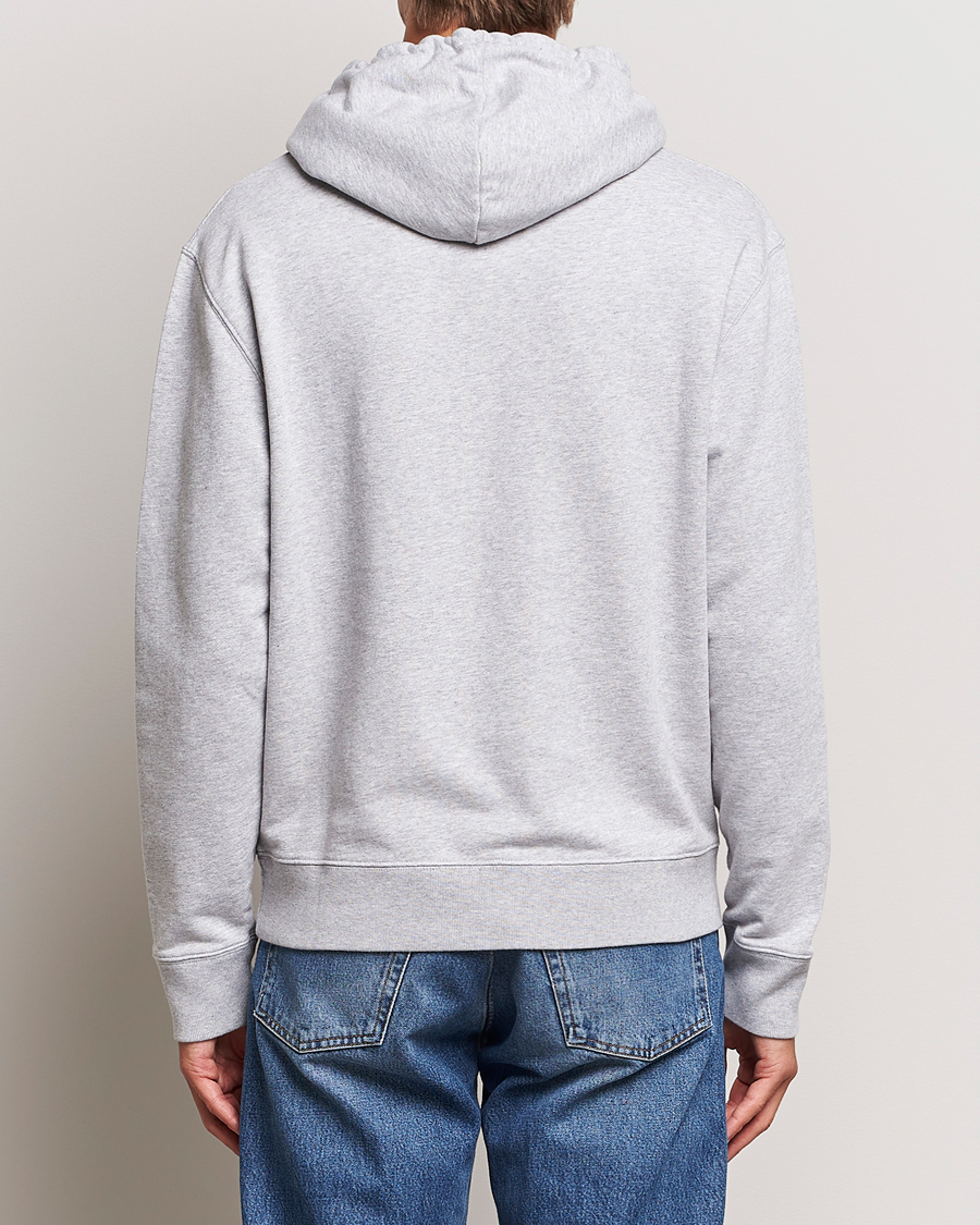 Herren | Pullover | Maison Kitsuné | Dressed Fox Hoodie Light Grey Melange