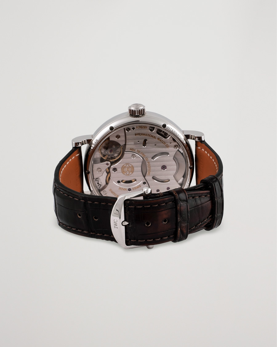 Herren | IWC Pre-Owned Portofino Moon Phase IW516401 Steel White | IWC Pre-Owned | Portofino Moon Phase IW516401 Steel White