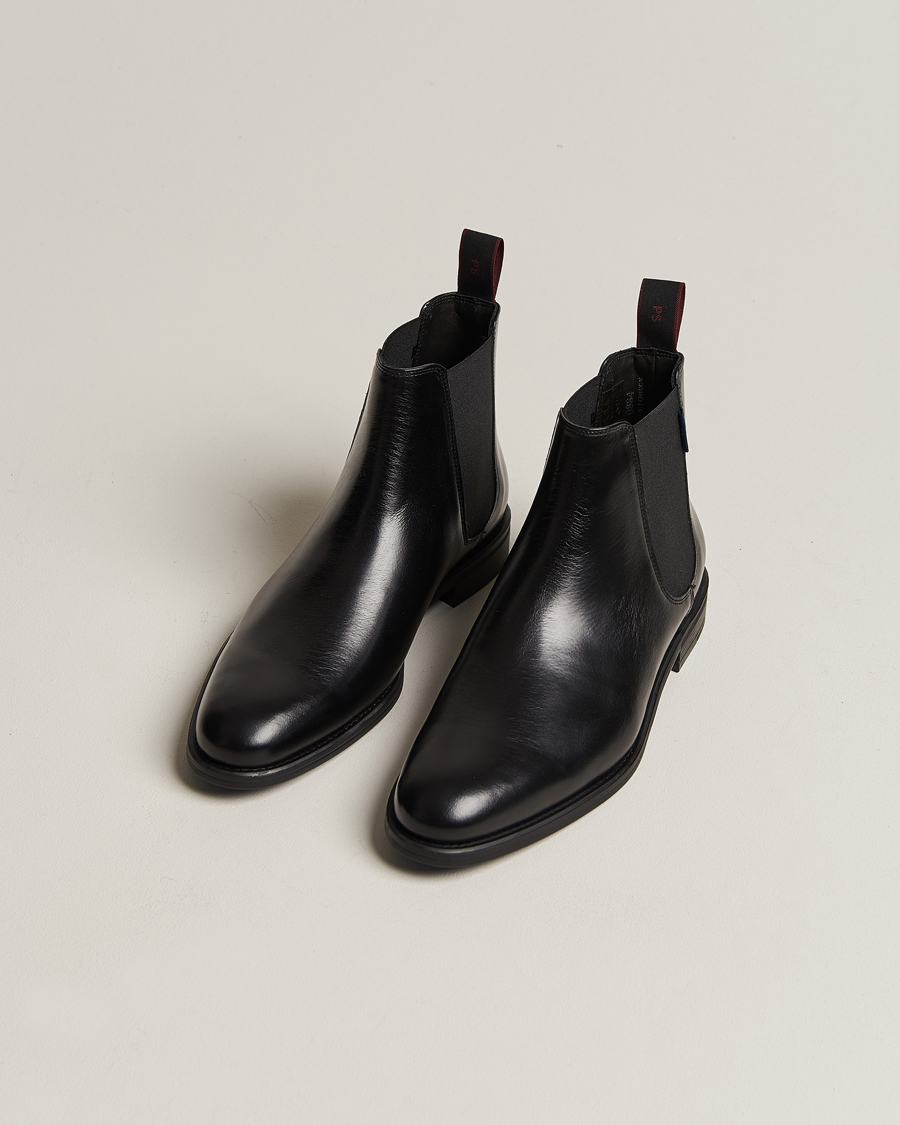 Herren | PS Paul Smith Cedric Leather Chelsea Boot Black | PS Paul Smith | Cedric Leather Chelsea Boot Black