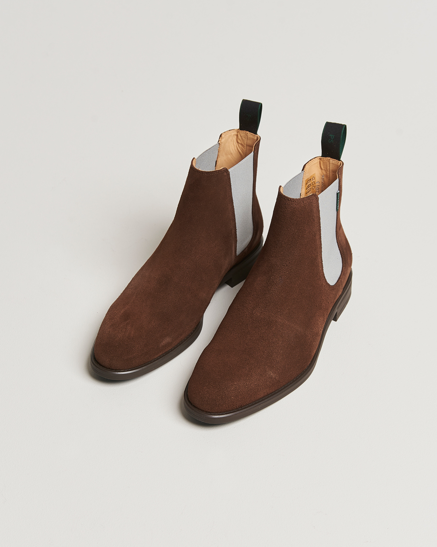 Herren | PS Paul Smith Cedric Suede Chelsea Boot Chocolate | PS Paul Smith | Cedric Suede Chelsea Boot Chocolate