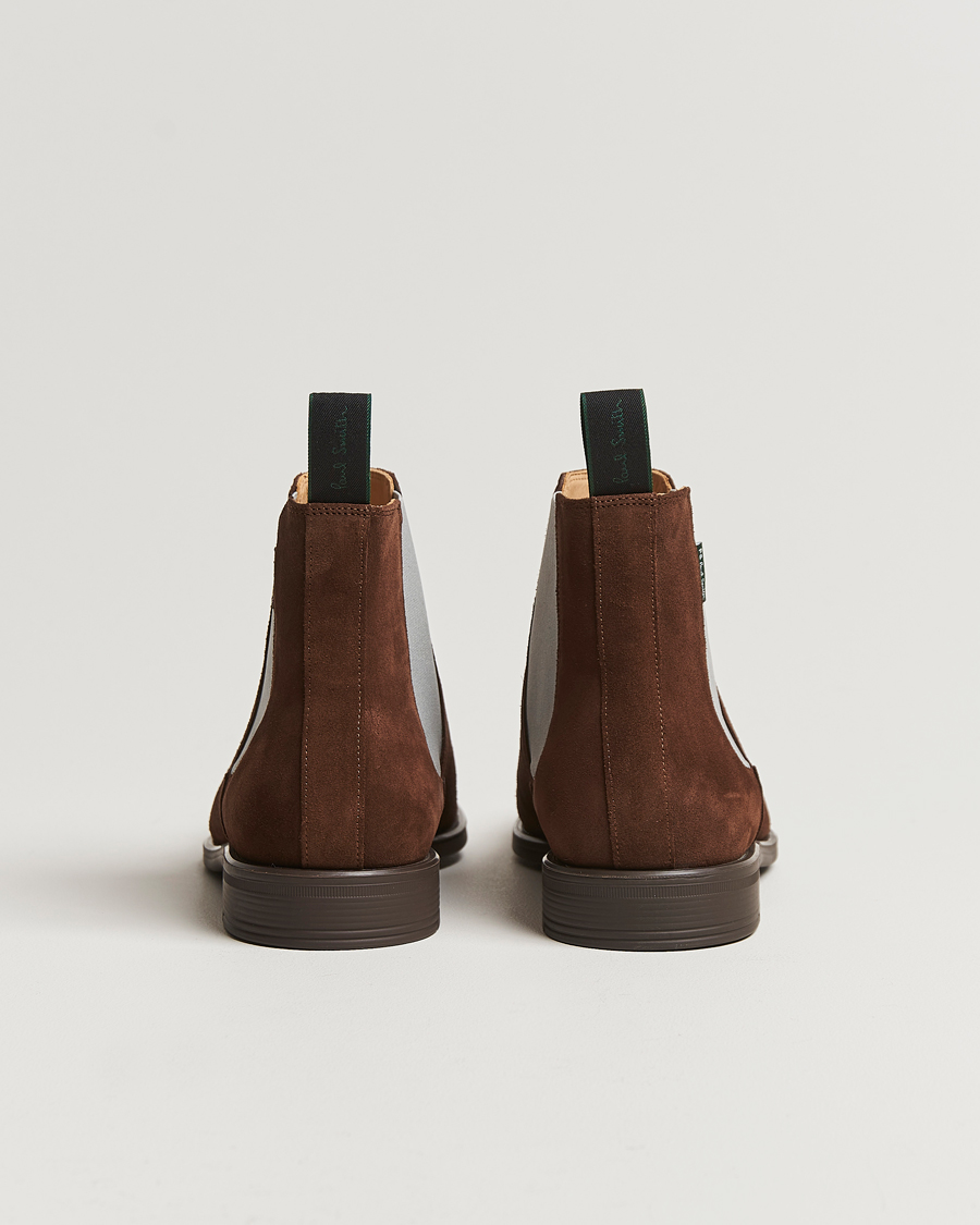 Herren | PS Paul Smith Cedric Suede Chelsea Boot Chocolate | PS Paul Smith | Cedric Suede Chelsea Boot Chocolate