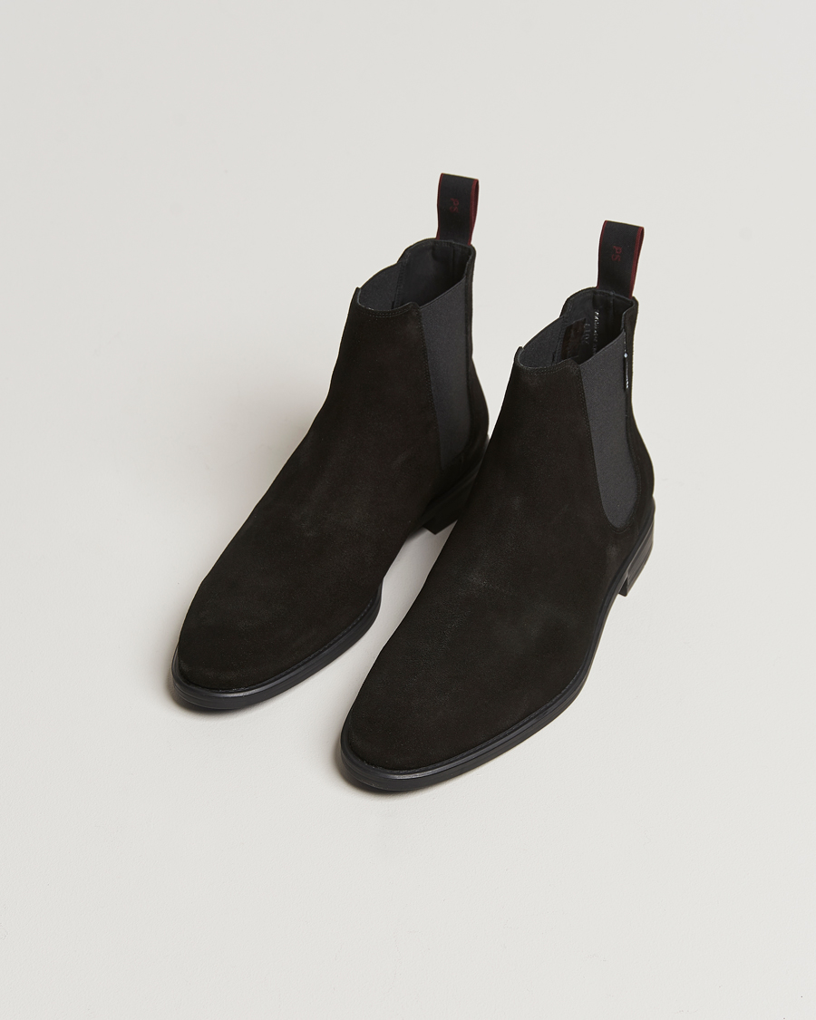 Herren | PS Paul Smith Cedric Suede Chelsea Boot Black | PS Paul Smith | Cedric Suede Chelsea Boot Black