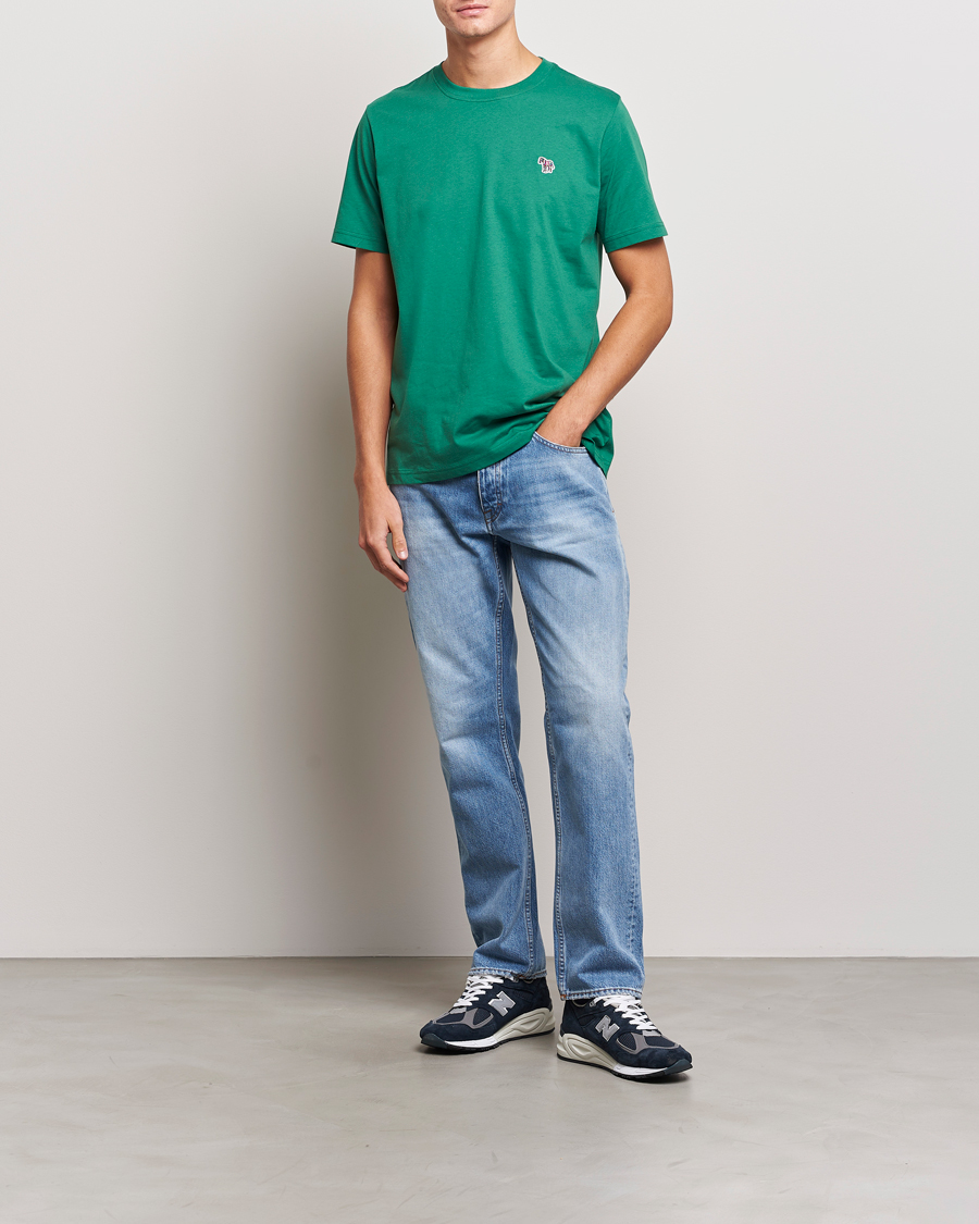 Herren | T-Shirts | PS Paul Smith | Organic Cotton Zebra T-Shirt Green
