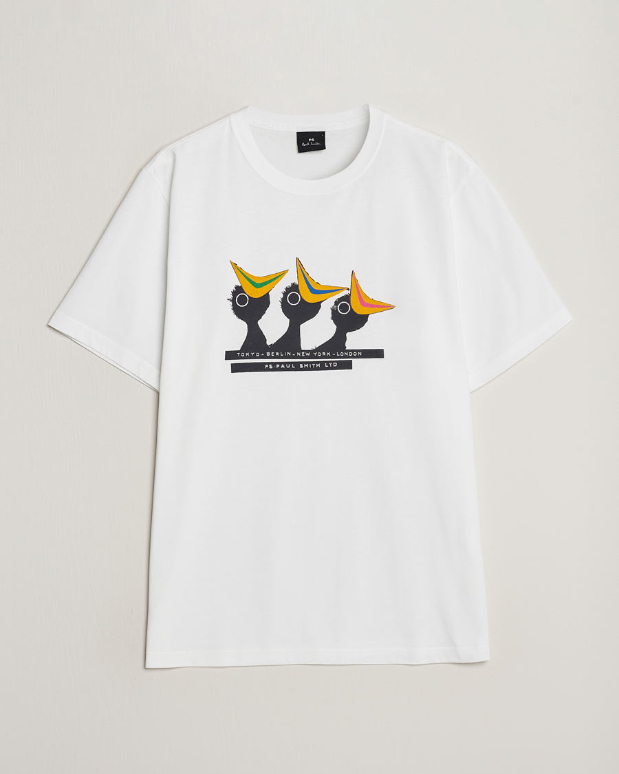 Herren | T-Shirts | PS Paul Smith | Birds Crew Neck T-Shirt White