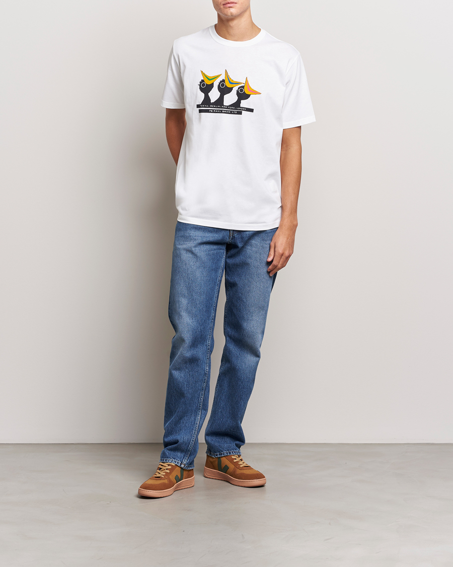 Herren | T-Shirts | PS Paul Smith | Birds Crew Neck T-Shirt White