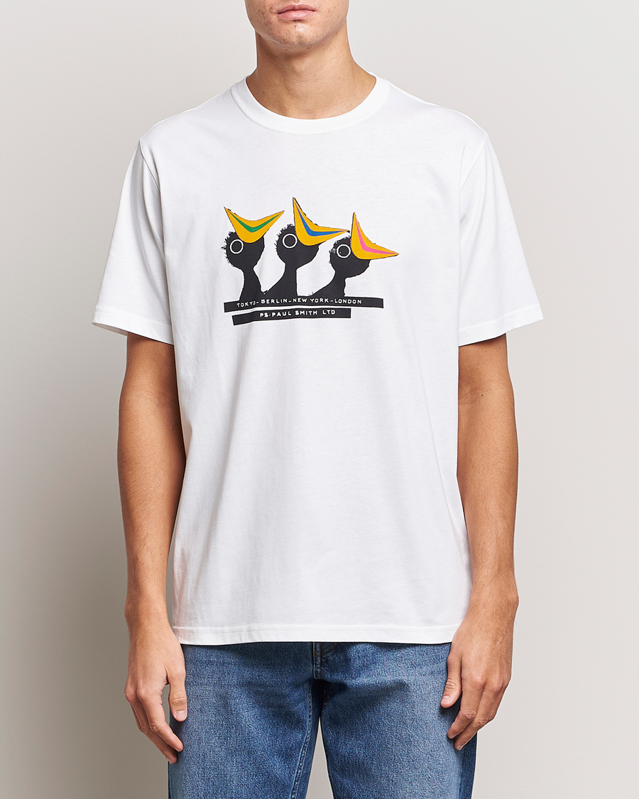 Herren | T-Shirts | PS Paul Smith | Birds Crew Neck T-Shirt White