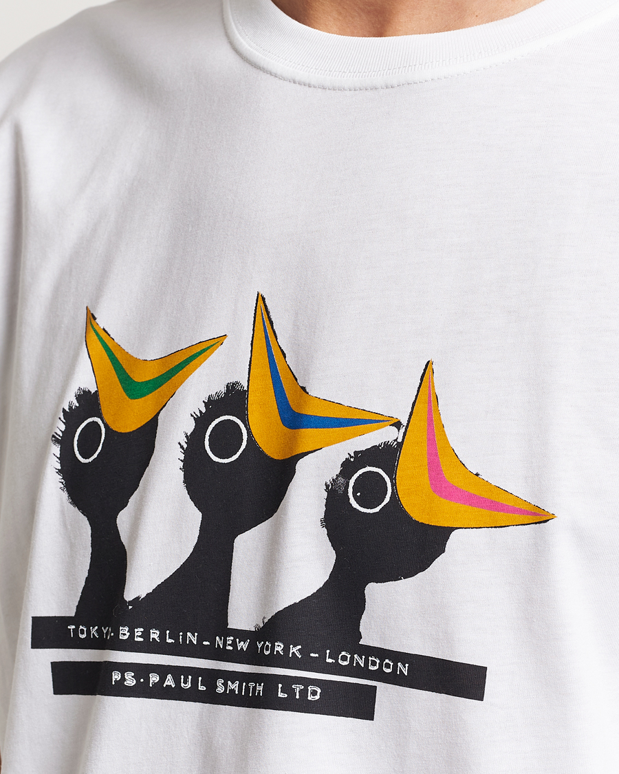 Herren | T-Shirts | PS Paul Smith | Birds Crew Neck T-Shirt White