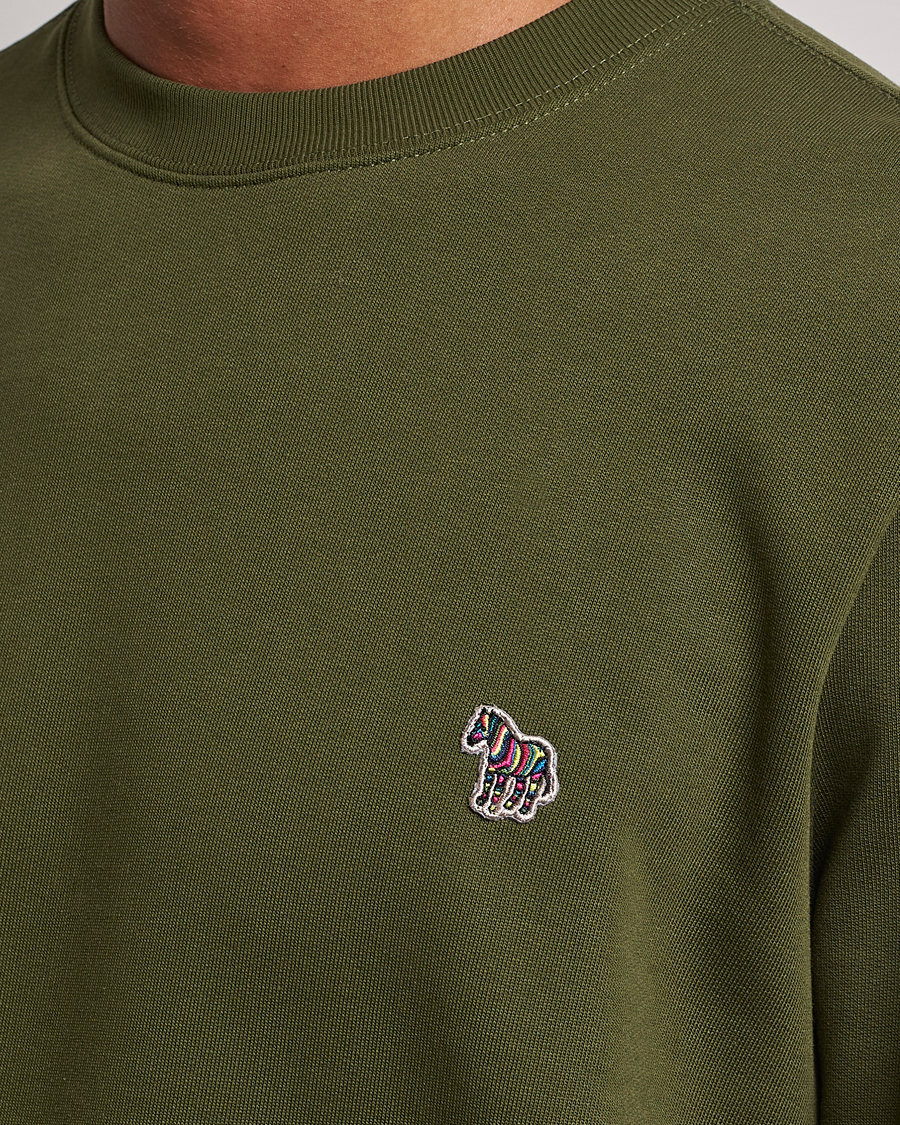 Herren | Pullover | PS Paul Smith | Organic Cotton Zebra Sweatshirt Olive