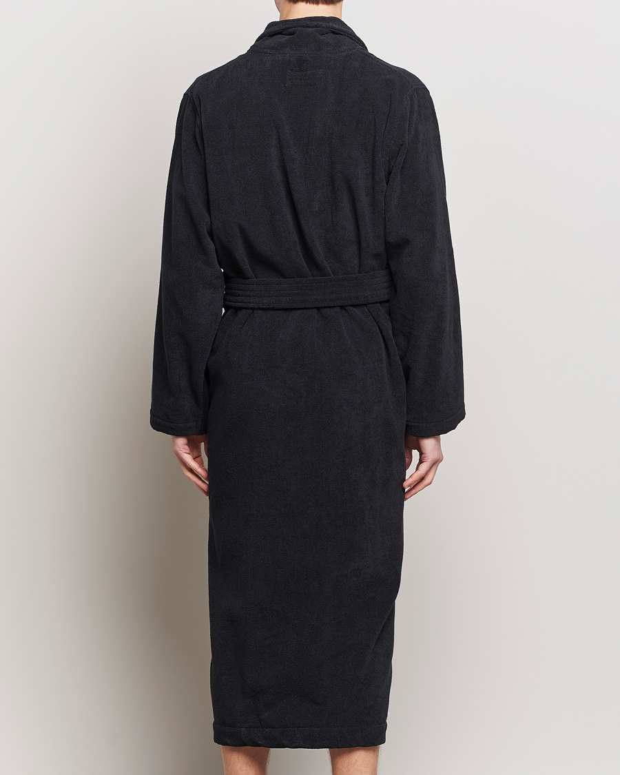 Herren | Schlafanzüge & Bademäntel | Tekla | Organic Terry Bathrobe Black