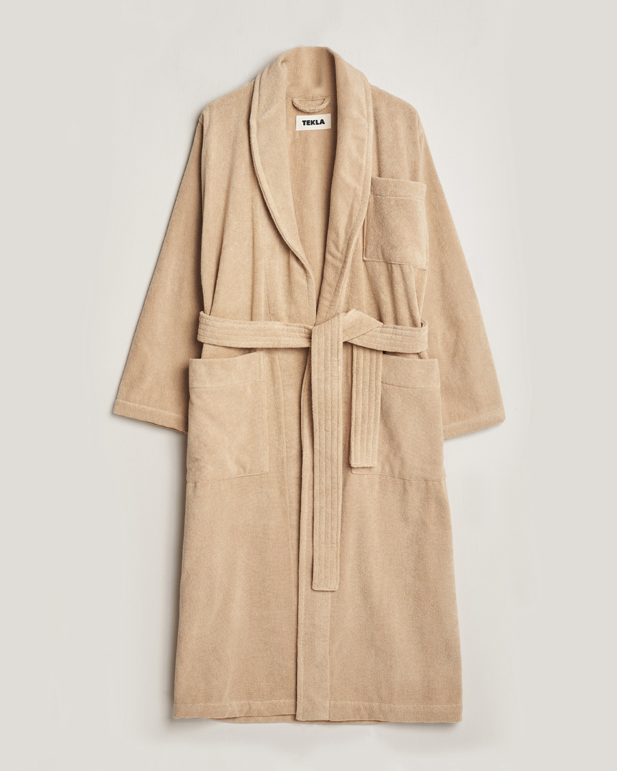 Herren | Schlafanzüge & Bademäntel | Tekla | Organic Terry Bathrobe Sienna