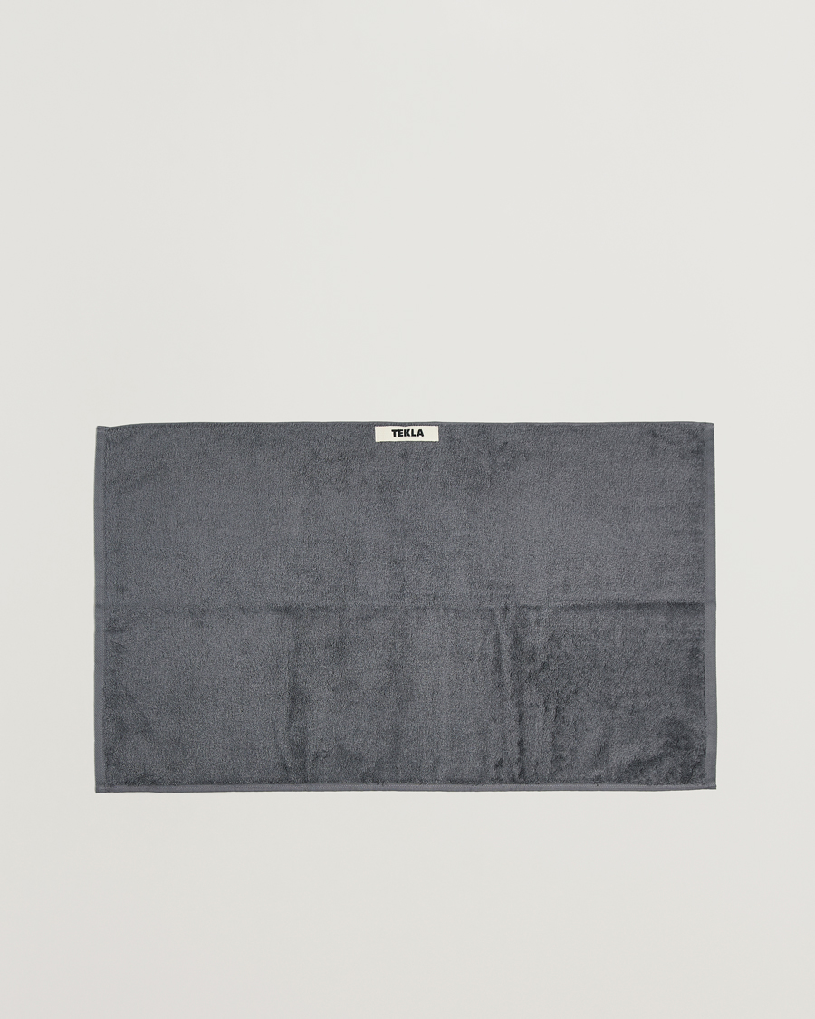 Herren | Textilien | Tekla | Organic Terry Hand Towel Charcoal Grey