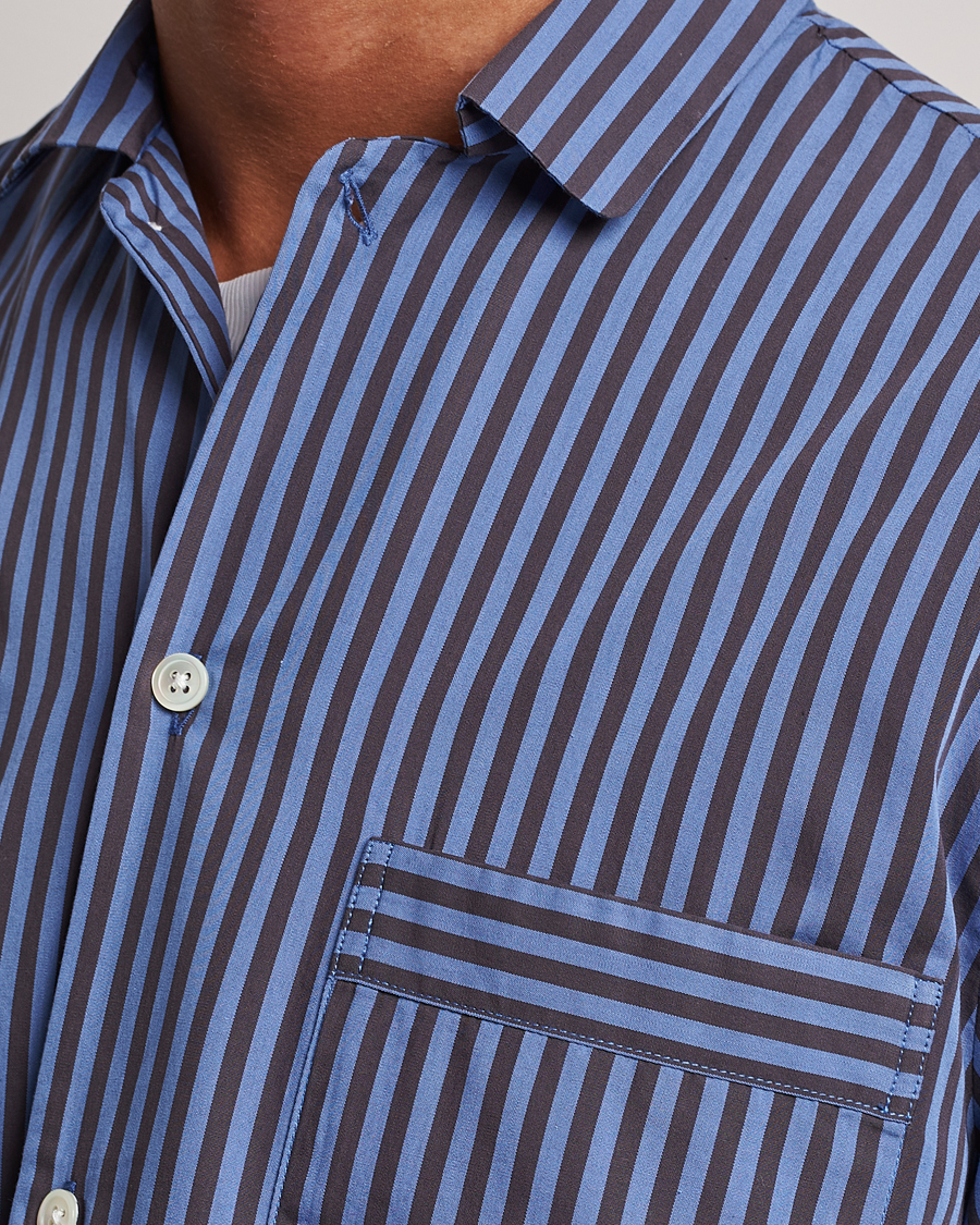 Herren | Schlafanzüge & Bademäntel | Tekla | Poplin Pyjama Shirt Verneuil Stripes