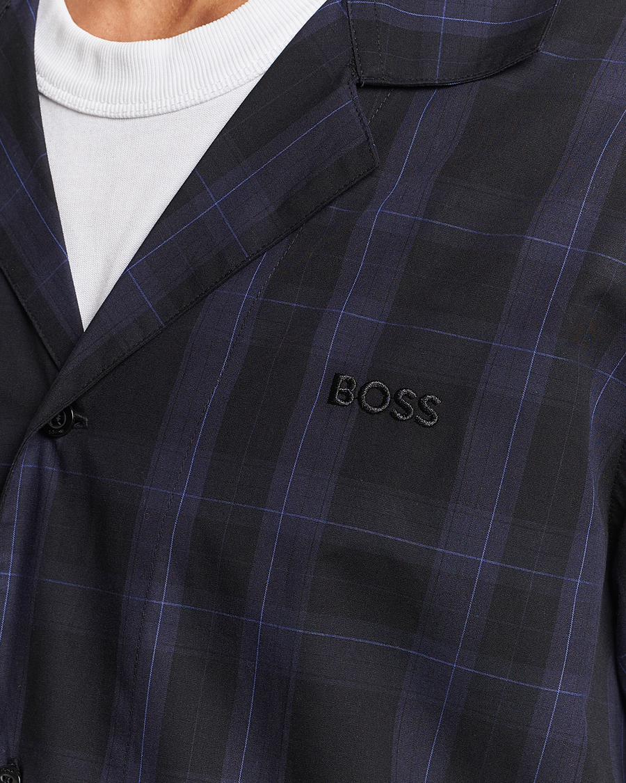 Herren | Schlafanzüge & Bademäntel | BOSS BLACK | Urban Checked Pyjama Set Blue Multi