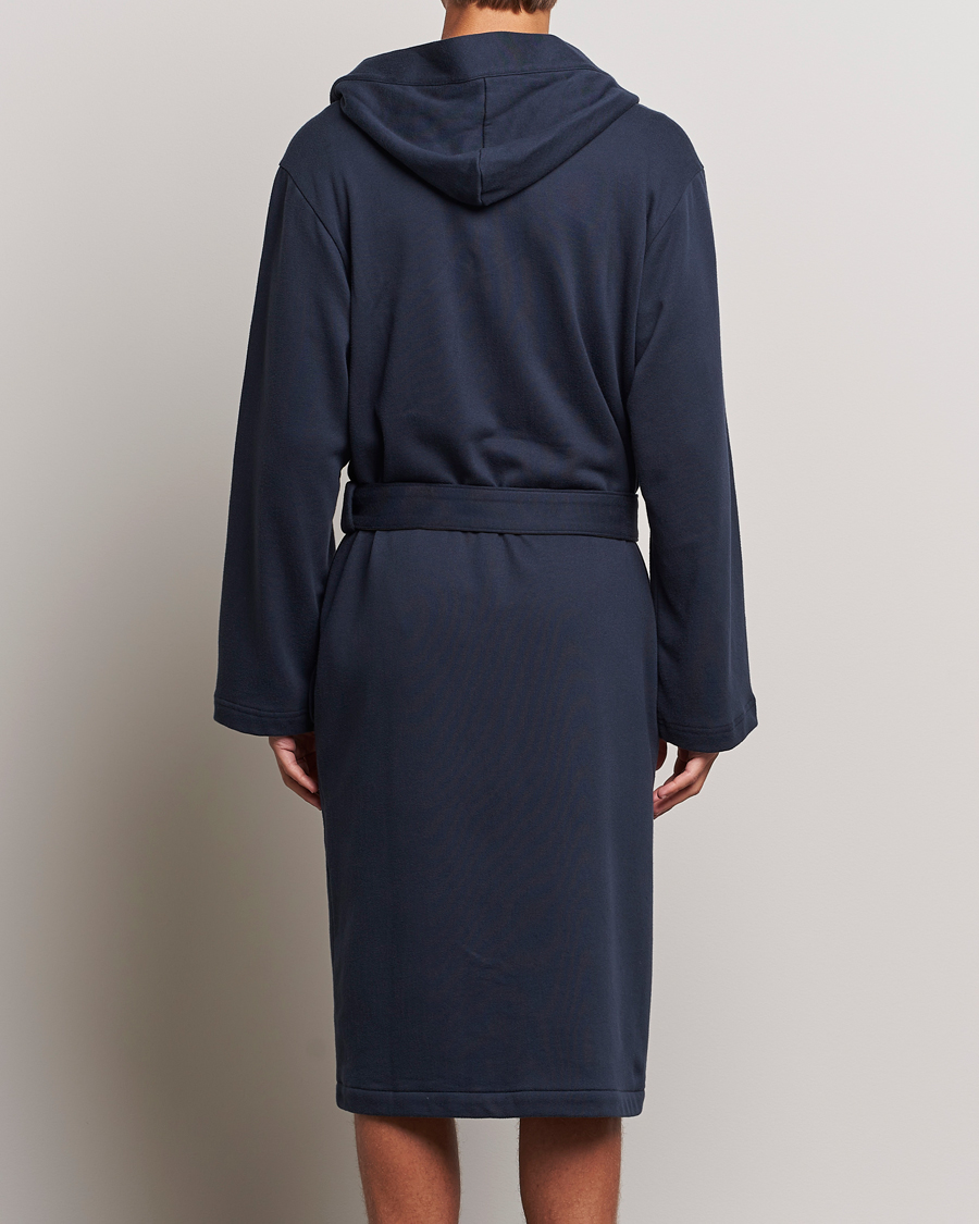 Herren | Schlafanzüge & Bademäntel | BOSS BLACK | Iconic Terry Robe Dark Blue