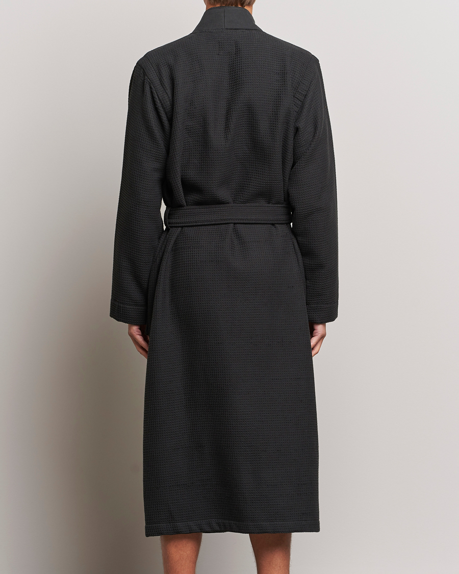 Herren | Schlafanzüge & Bademäntel | BOSS BLACK | Waffle Kimono Black