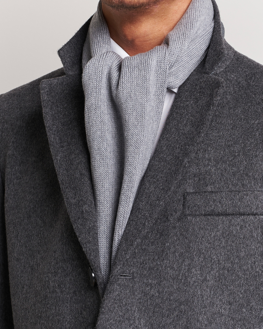 Herren | BOSS BLACK Atlas Scarf Silver | BOSS BLACK | Atlas Scarf Silver