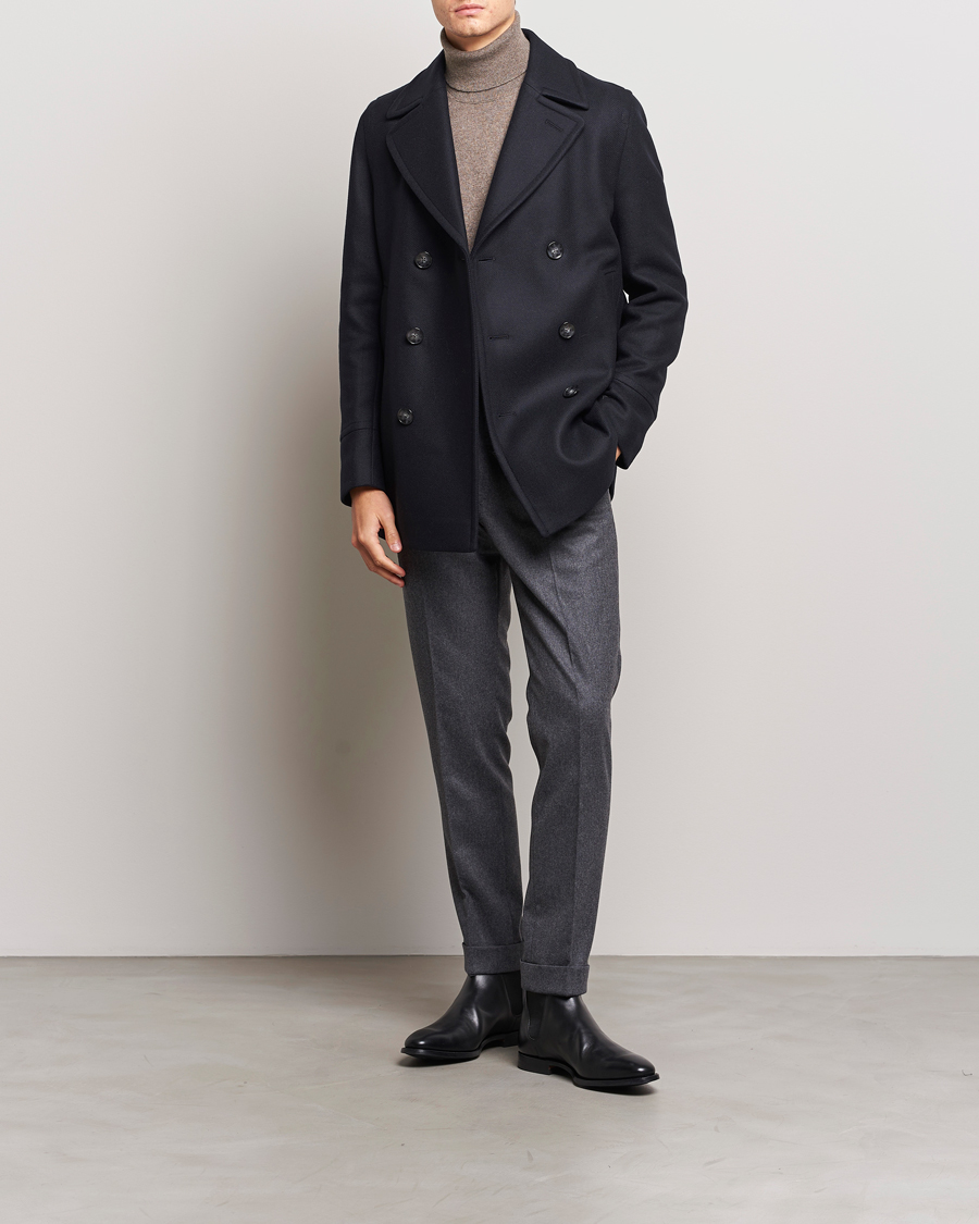 Herren | Jacken | BOSS BLACK | Hyde Peacoat Dark Blue