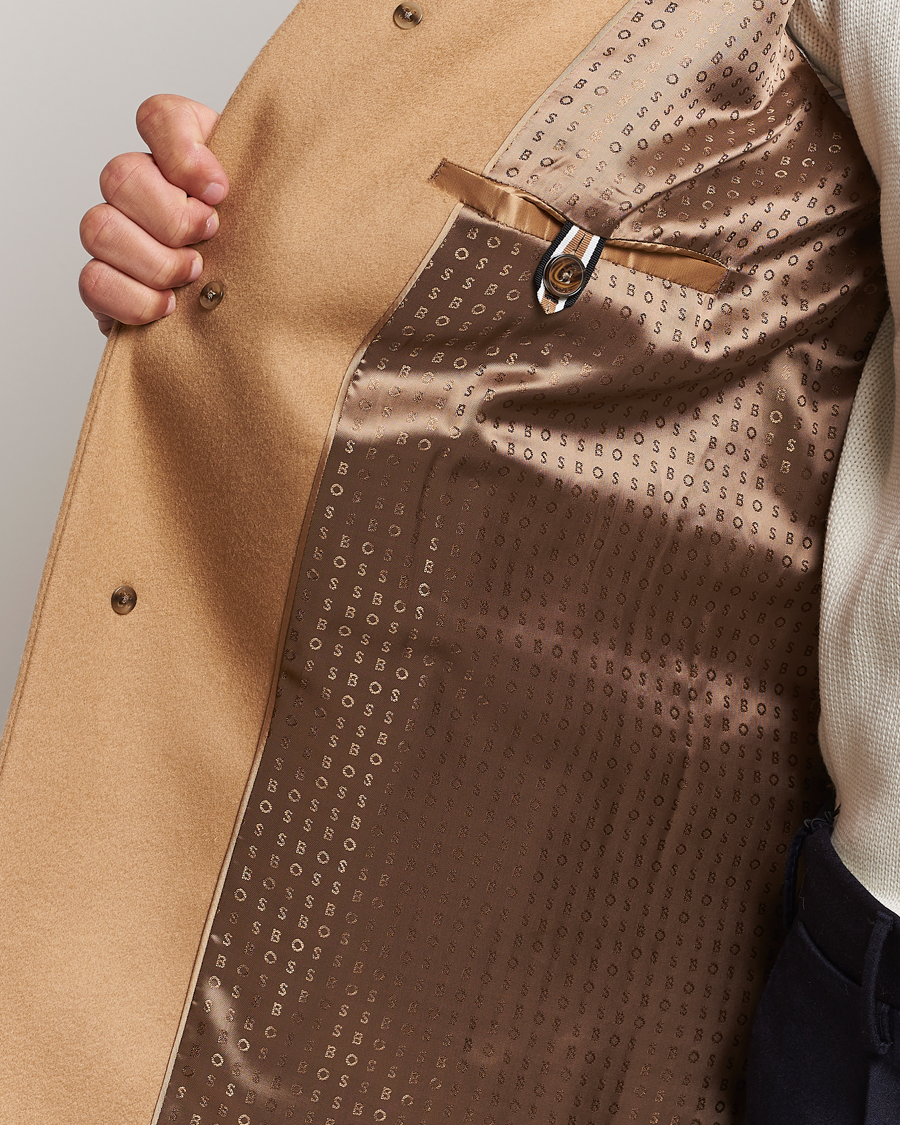 Herren | Jacken | BOSS BLACK | Hyde Wool/Cashmere Coat Medium Beige
