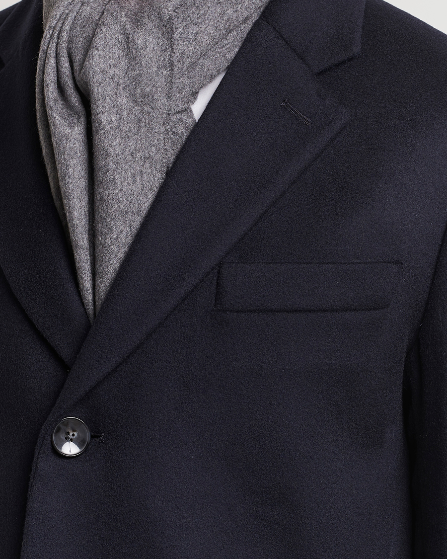 Herren | Jacken | BOSS BLACK | Hyde Wool/Cashmere Coat Dark Blue