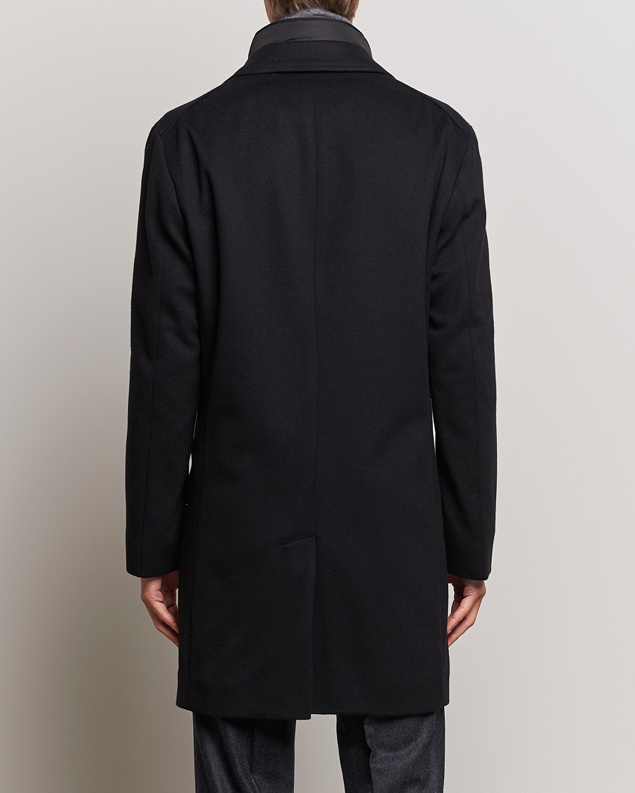Herren | Jacken | BOSS BLACK | Hyde Wool Bib Coat Black