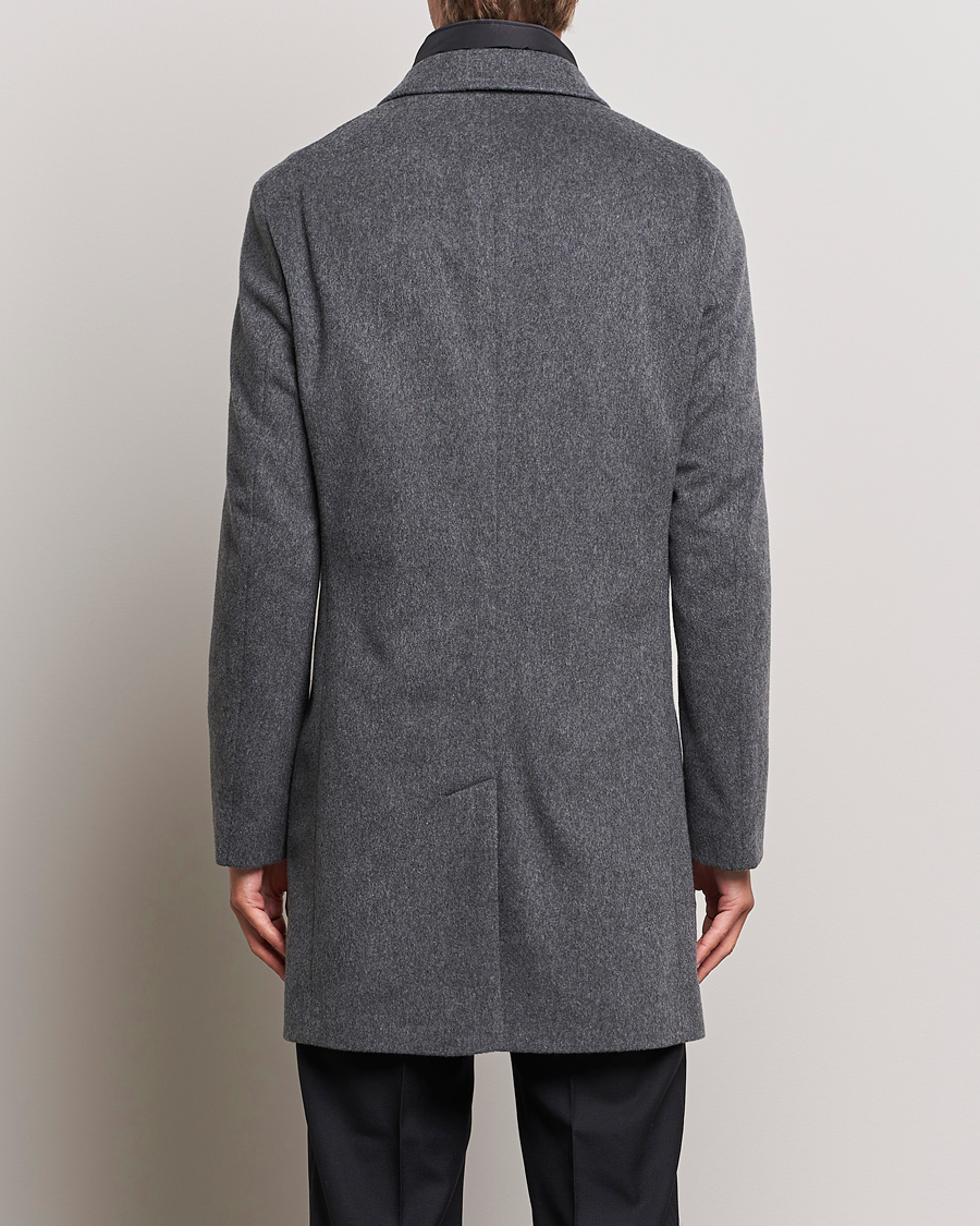 Herren | Jacken | BOSS BLACK | Hyde Wool Bib Coat Medium Grey