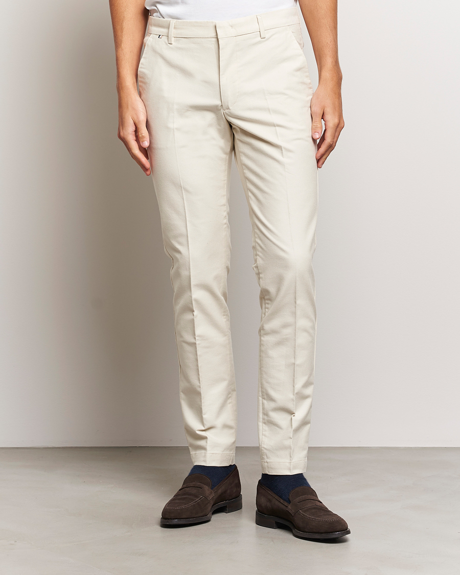 Herren | Hosen | BOSS BLACK | Kaito1 Structured Chinos Open White