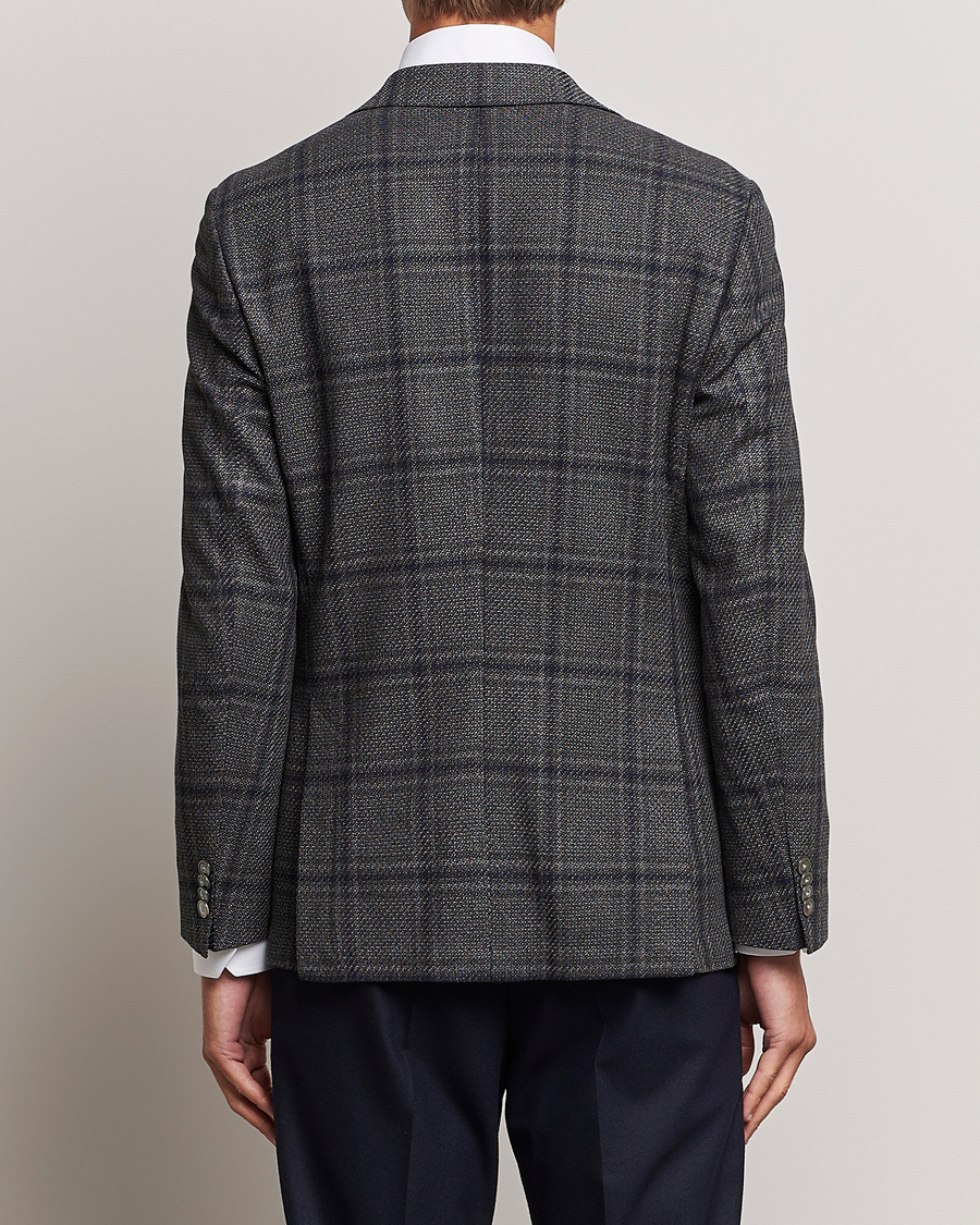 Herren | Sakkos | BOSS BLACK | Hutson Checked Wool Blazer Dark Grey