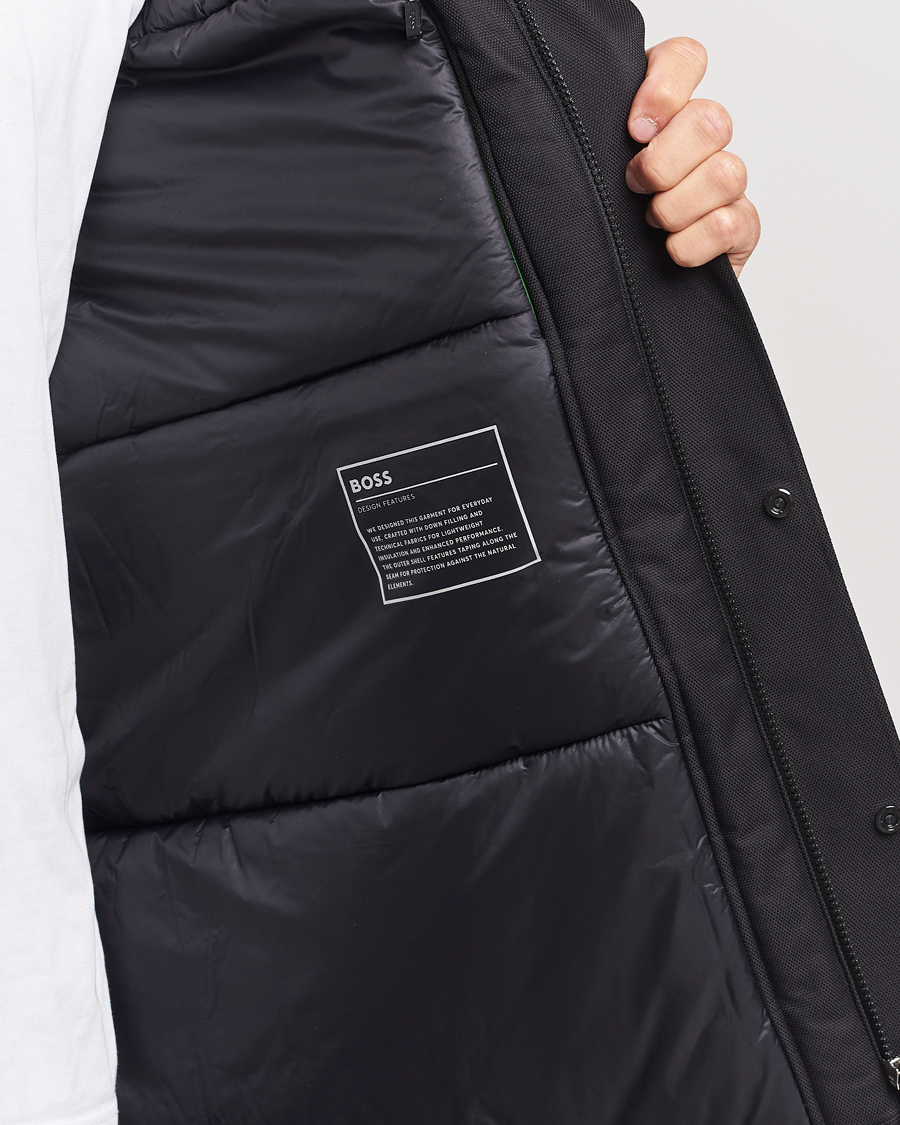 Herren | Jacken | BOSS GREEN | Terry Parka Black