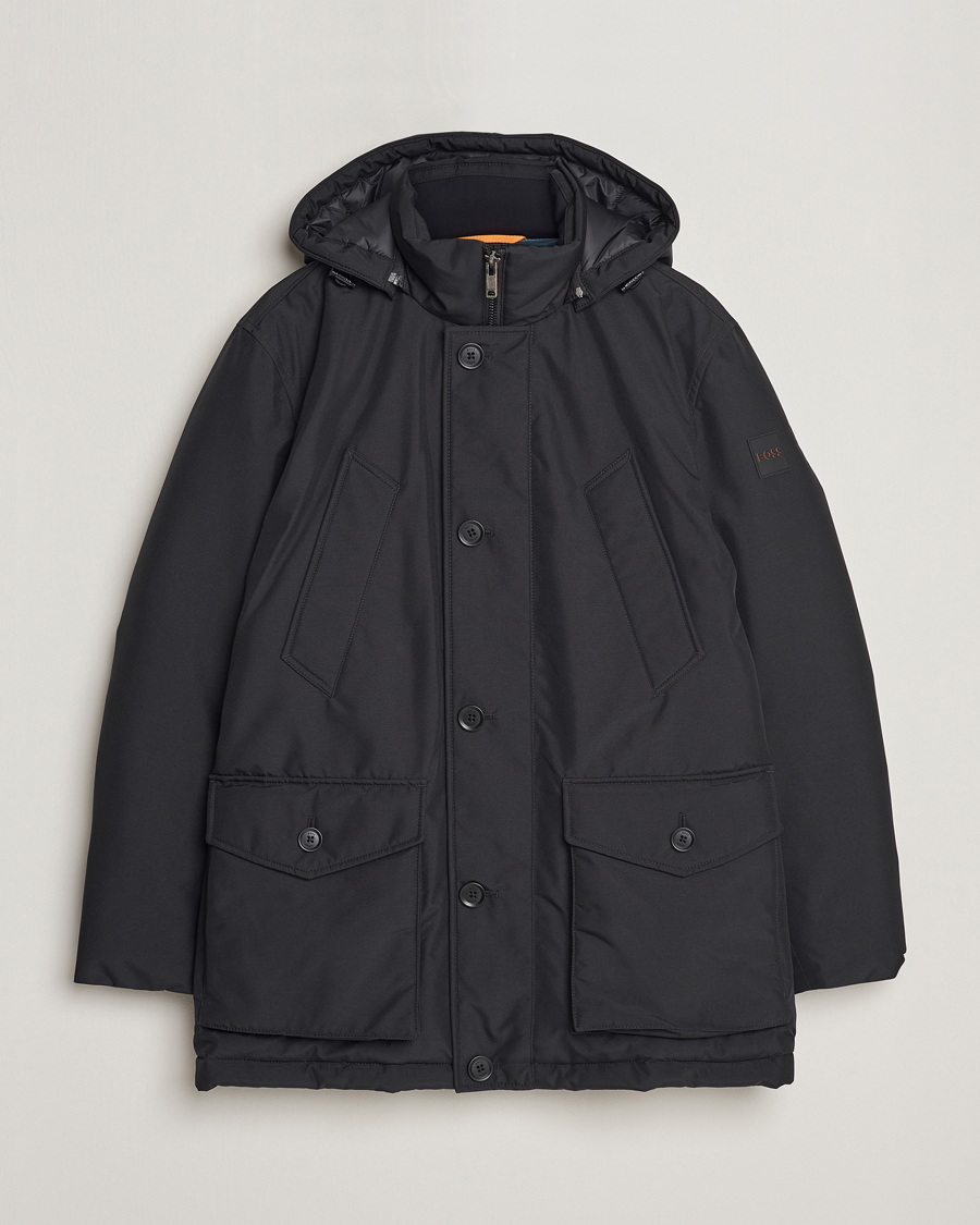 Herren | Jacken | BOSS ORANGE | Osiass Parka Black