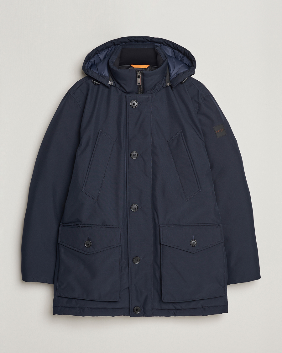 Herren | Jacken | BOSS ORANGE | Osiass Parka Dark Blue