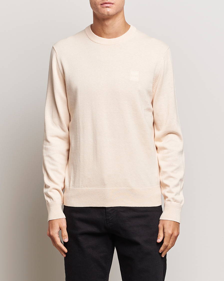 Herren | Pullover | BOSS ORANGE | Kanovano Knitted Sweater Open Beige