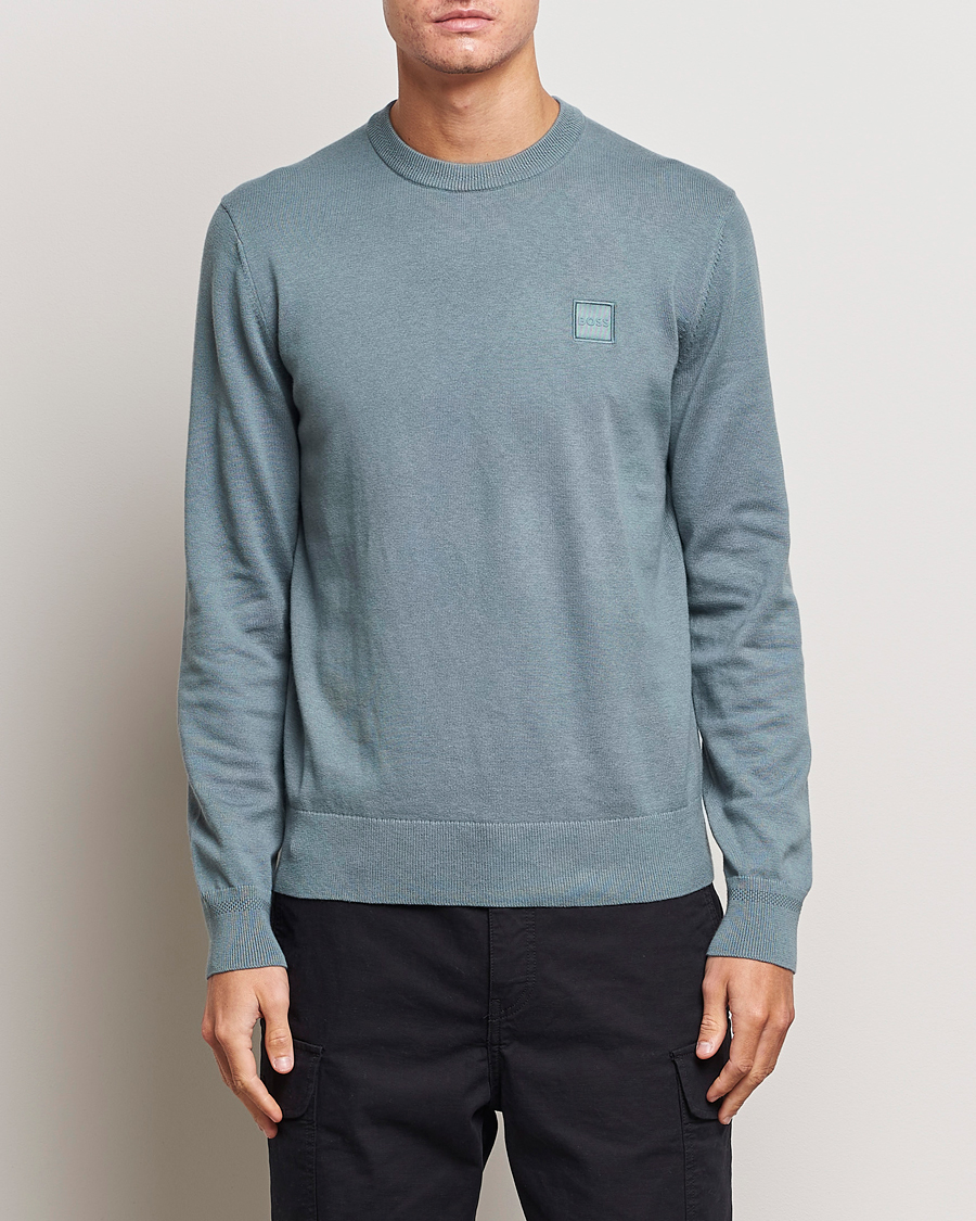 Herren | Pullover | BOSS ORANGE | Kanovano Knitted Sweater Open Green