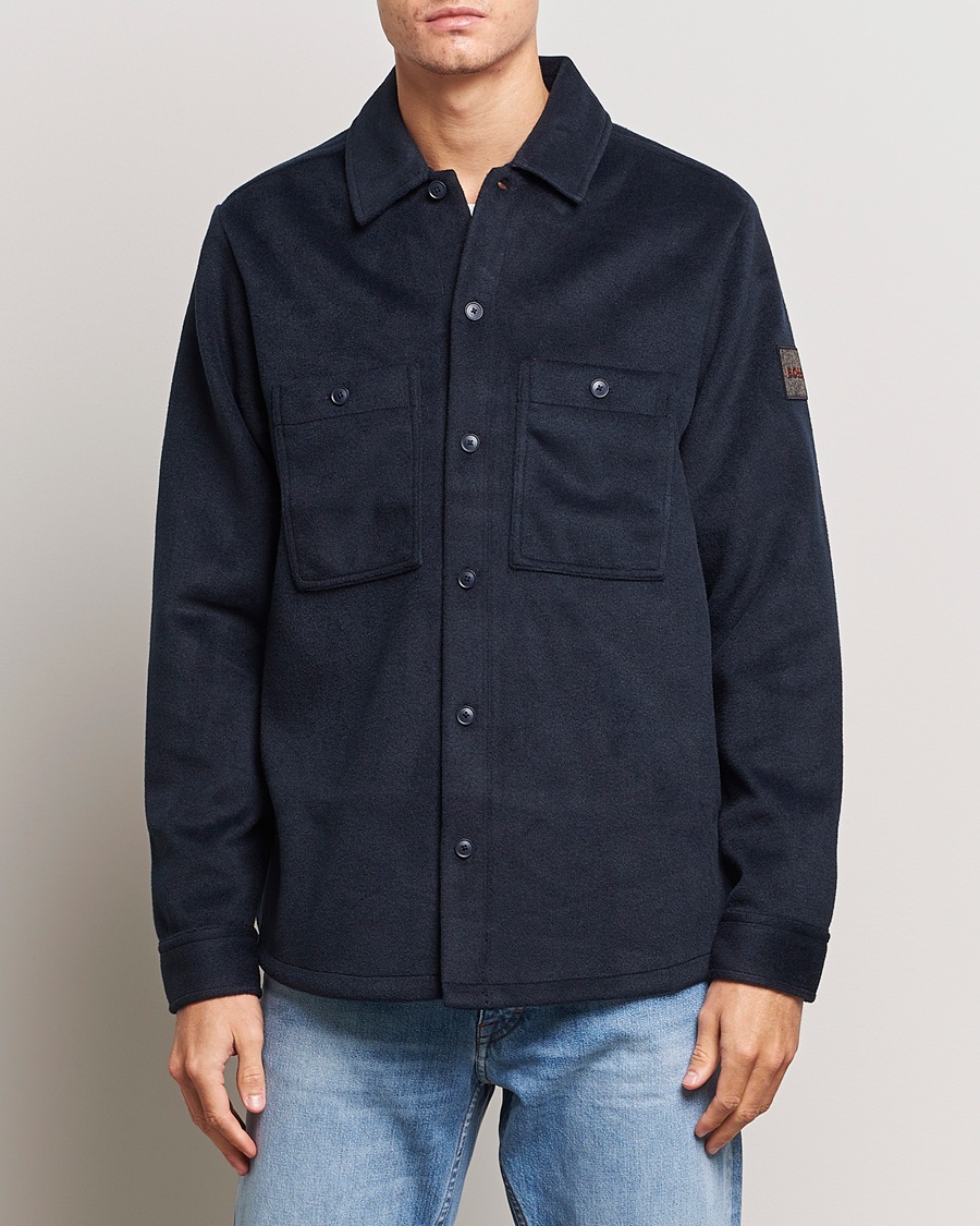 Herren | Hemden | BOSS ORANGE | Locky Overshirt Dark Blue