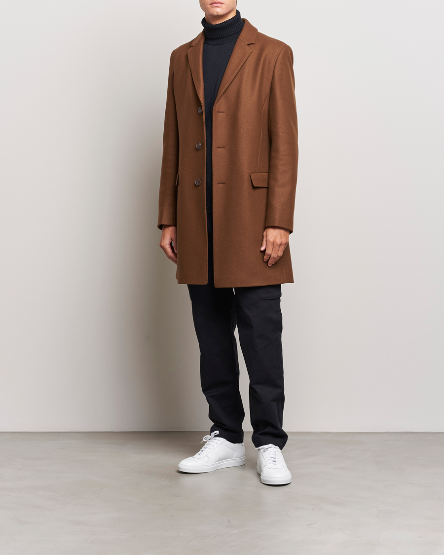 Herren | Jacken | HUGO | Migor Wool Coat Rust