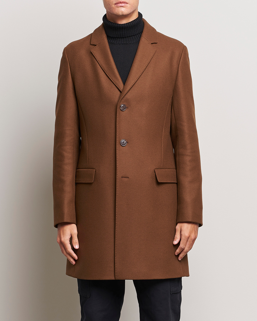 Herren | Jacken | HUGO | Migor Wool Coat Rust