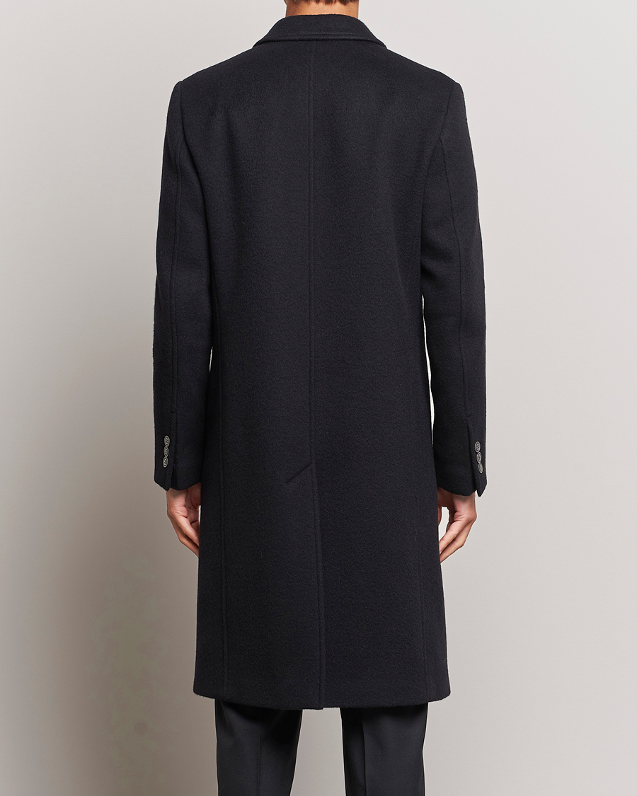 Herren | Jacken | HUGO | Miroy Wool Double Breasted Coat Black
